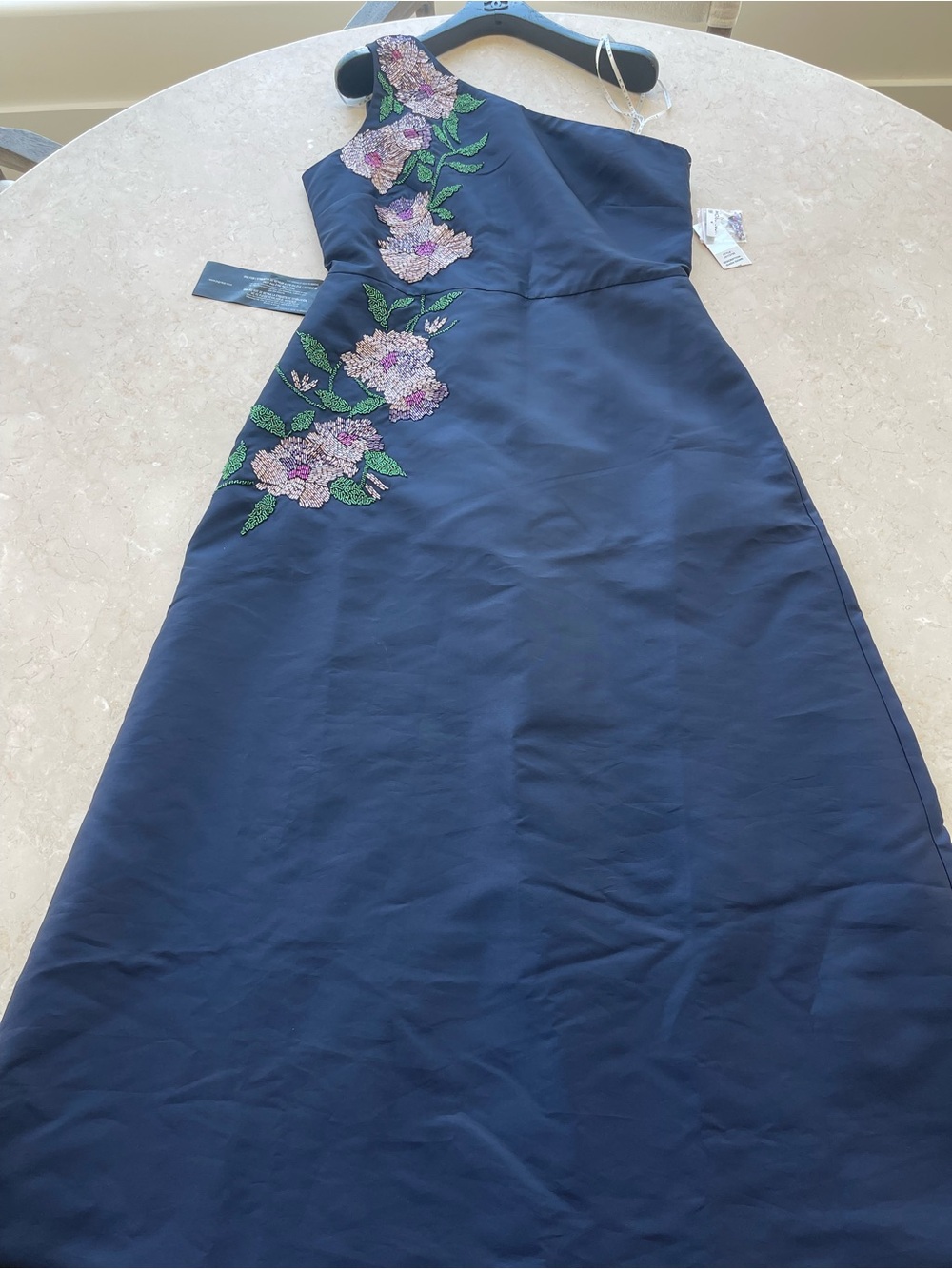 NEW KAY UNGER Giada Gown in Dark Midnight Size 10 - Picture 4 of 12